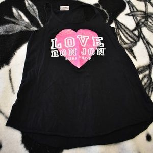 Love Ron John Tank Top Heart